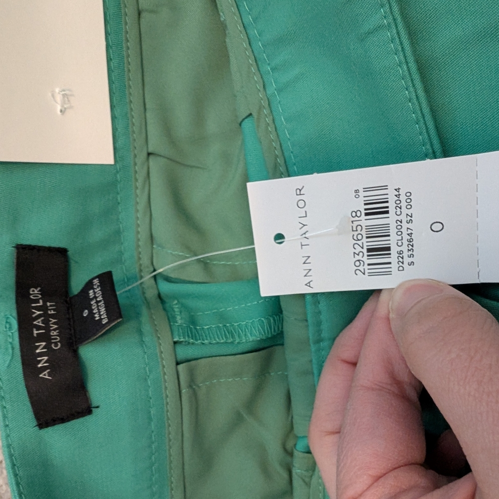 Ann Taylor Teal Ankle Pants - Picture 11 of 12